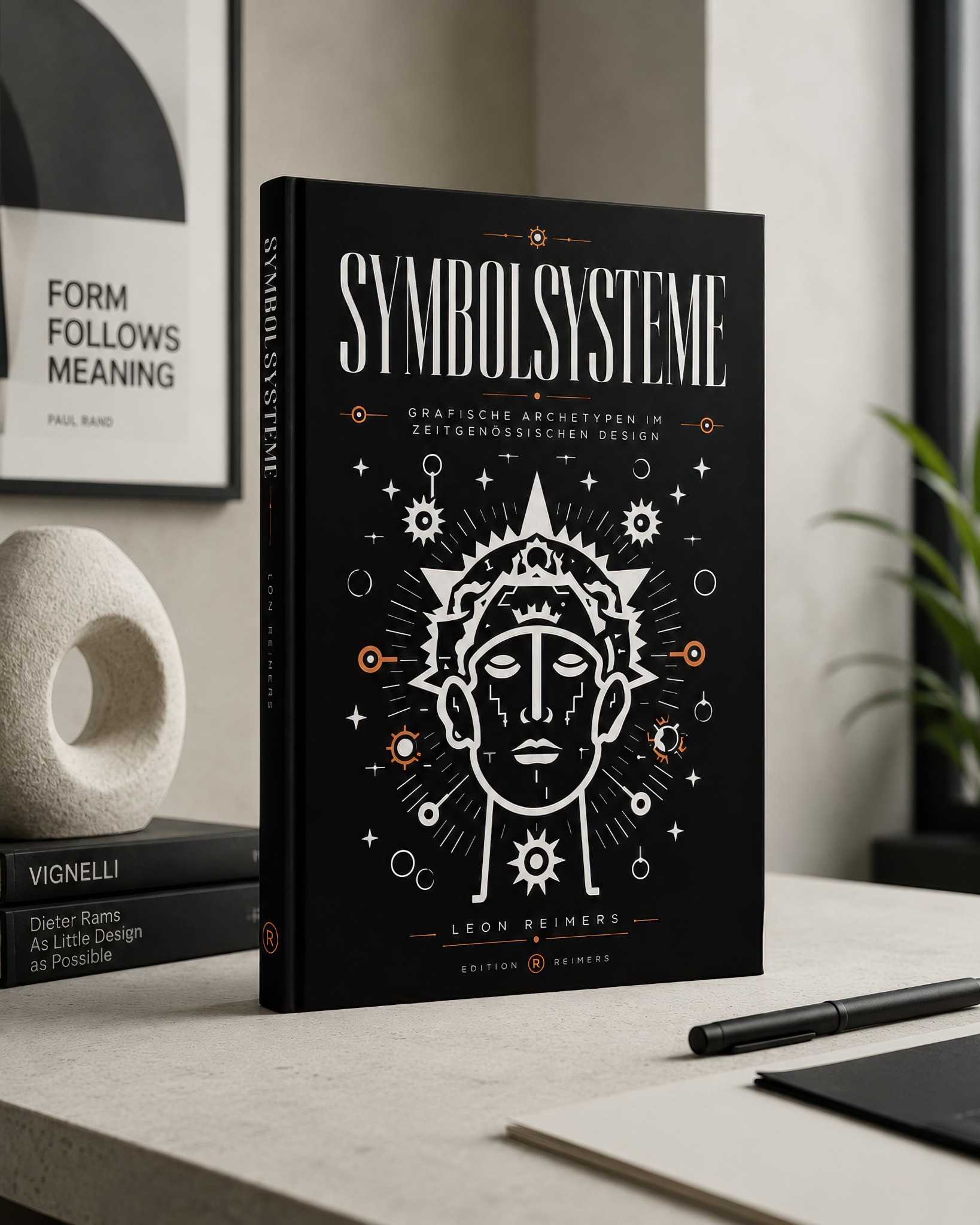 Book cover concept for Symbolsysteme